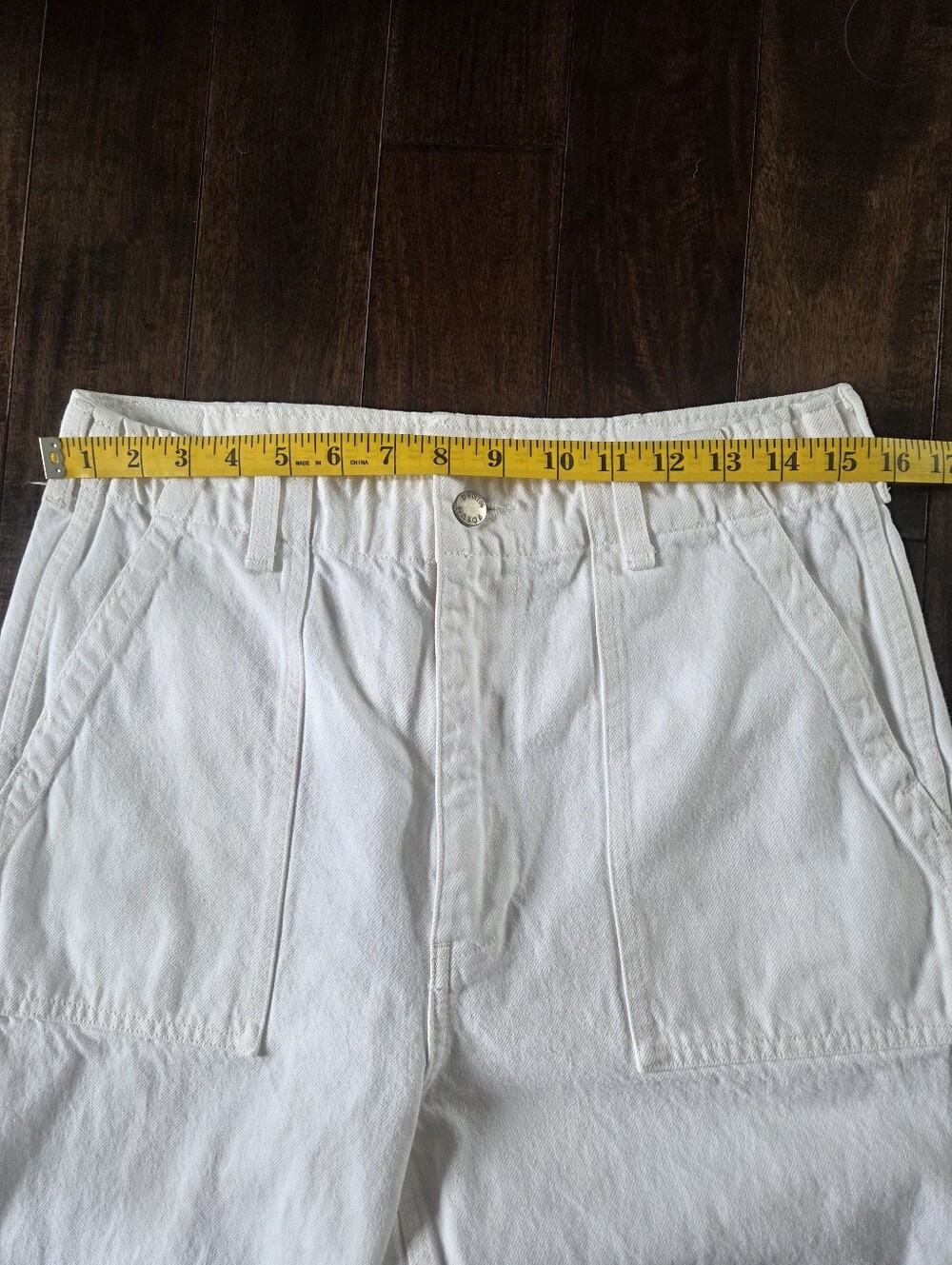 Aritizia Denim Forum The Joni High Rise Utility Jeans - White - 28 - Picture 9 of 12